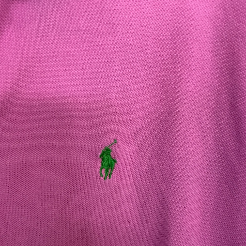 Vintage Polo Ralph Lauren Pink Classic Fit Polo Shirt L - Send Offer! - Picture 2 of 4
